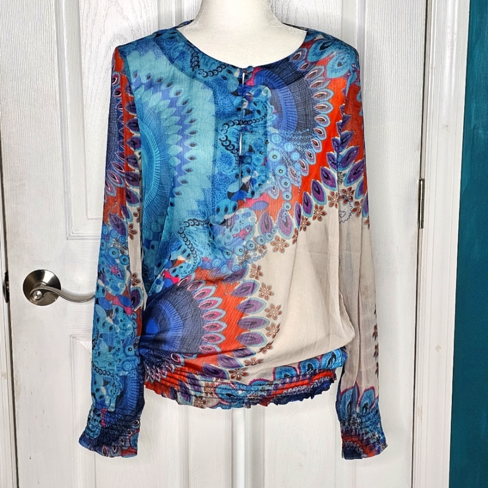 Desigual Sheer Top Large - Picture 13 of 13